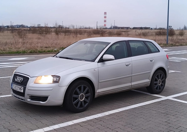 Audi A3 cena 19000 przebieg: 223000, rok produkcji 2008 z Szczecin małe 29